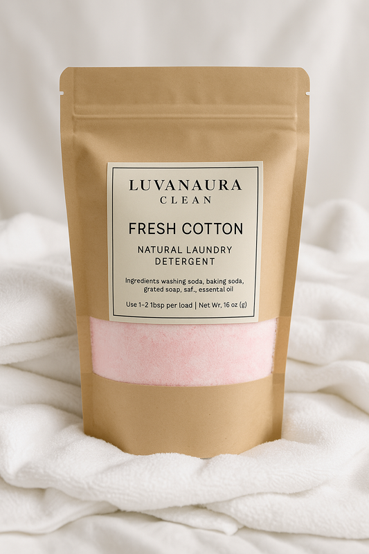 Luvanaura Clean – Fresh Cotton Natural Laundry Detergent (30 Loads)
